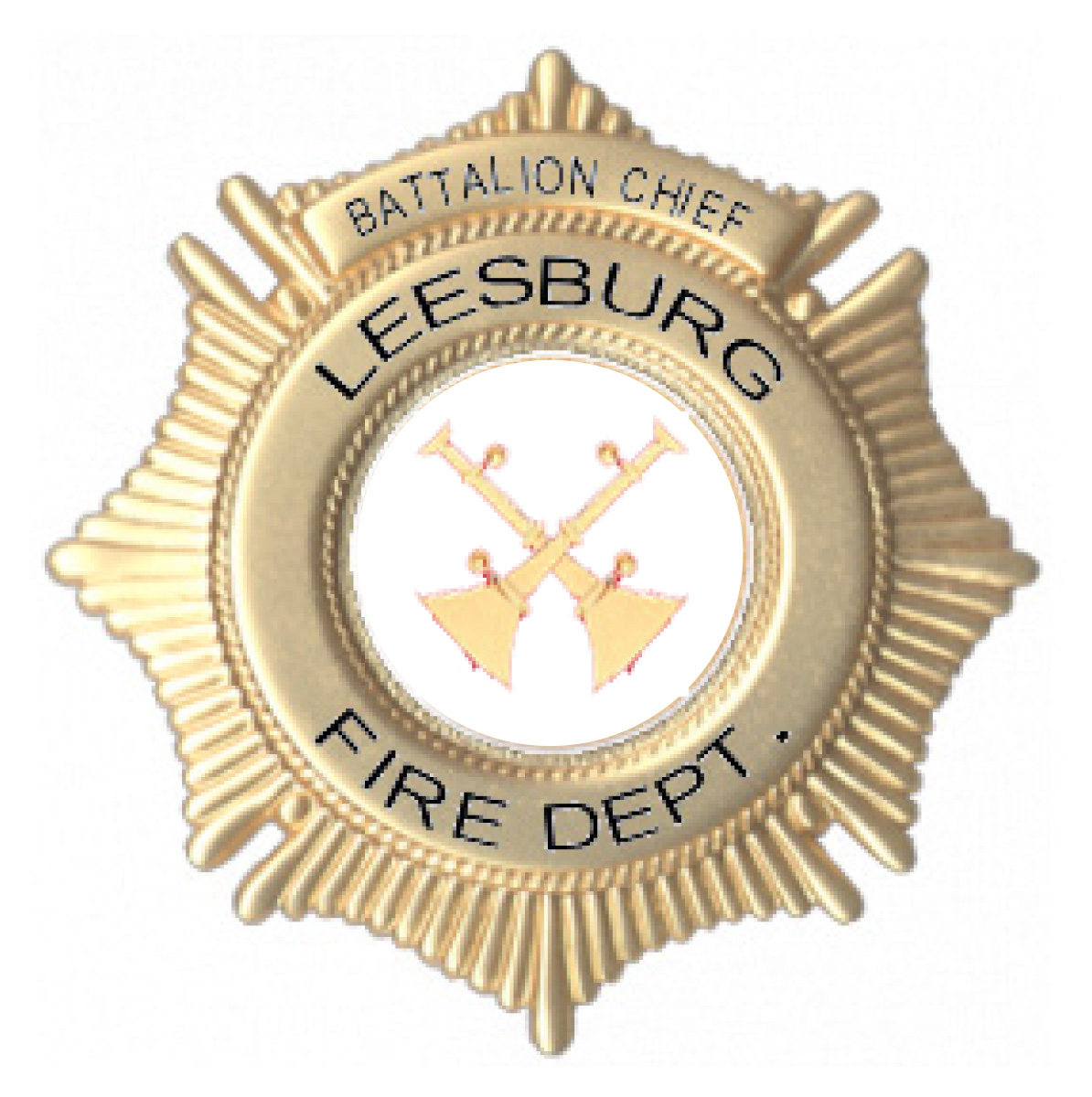 Hat Badge for BATTALION CHIEF